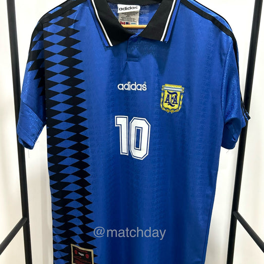Argentina Visitante Retro 1994 / Dorsal Maradona