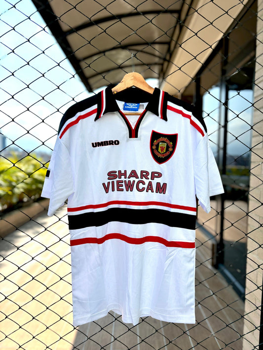 Manchester United Retro Manga Corta 98/99