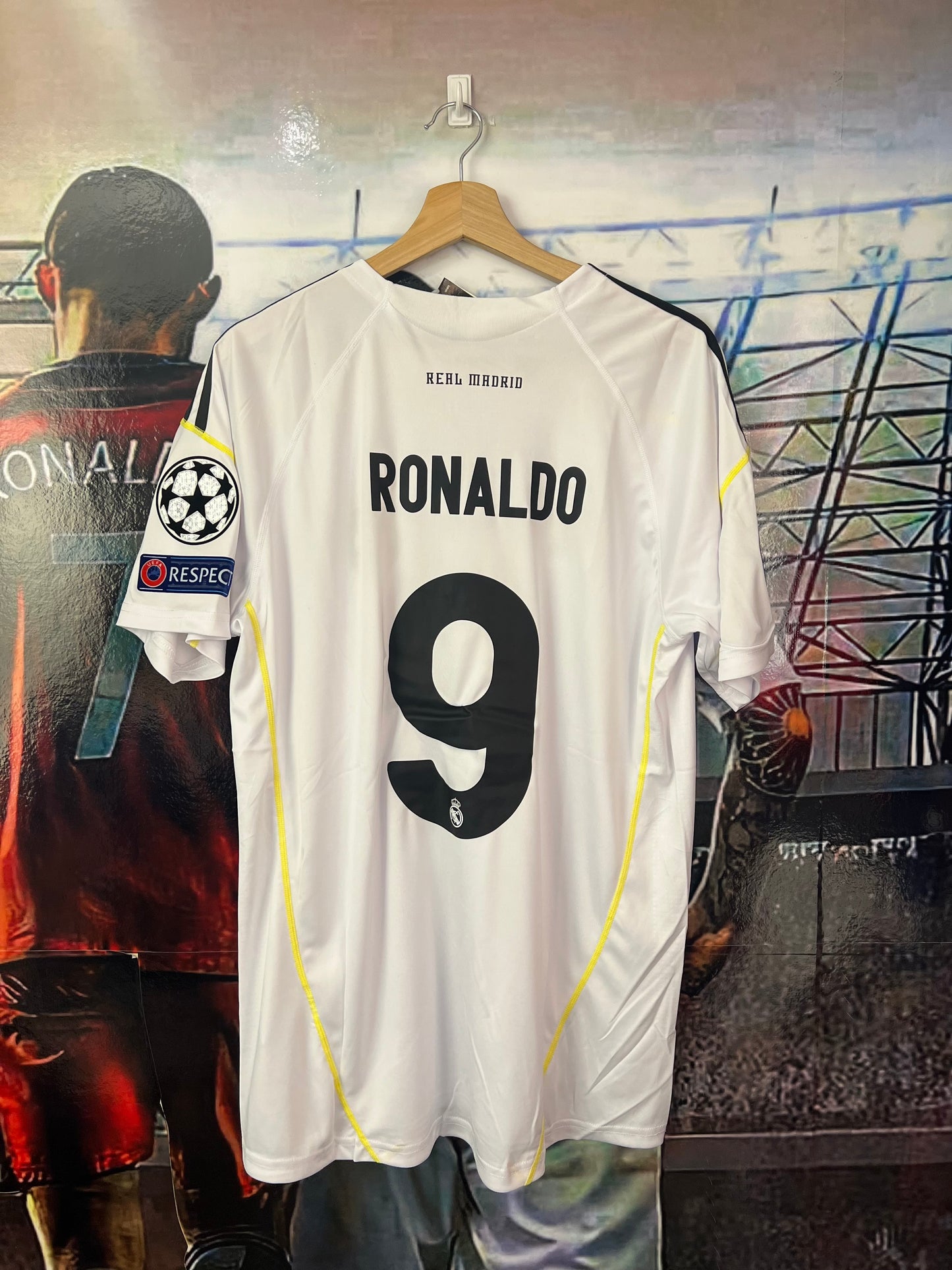 Camisa real Madrid retro
