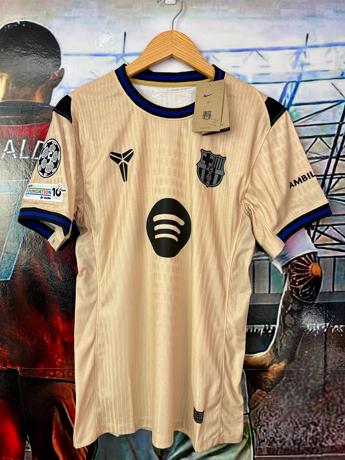 Barcelona visitante + Dorsal + parches