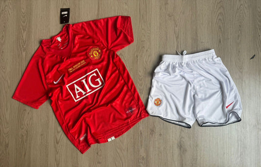 Uniforme Retro Manchester United Local Manga Corta “CR7”