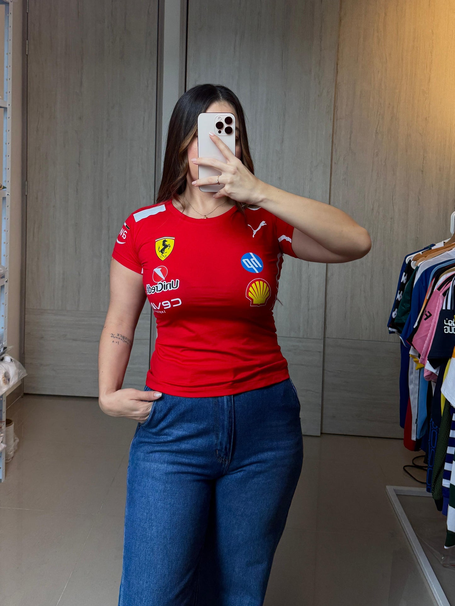Camiseta Ferrari Woman