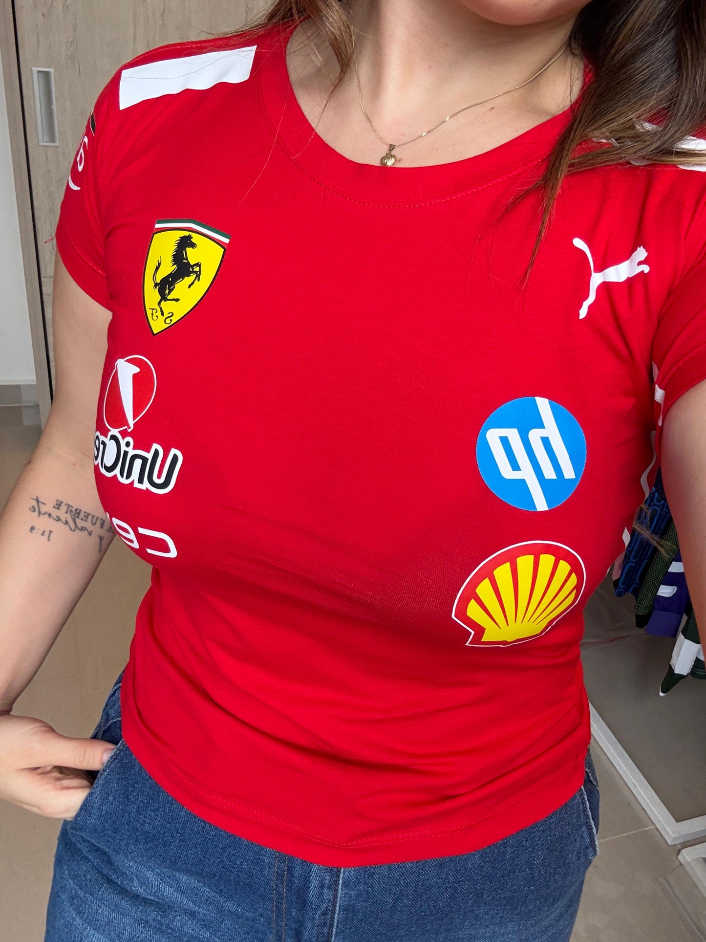 Camiseta Ferrari Woman