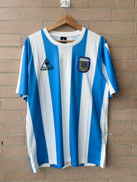 camiseta retro argentina local 1986